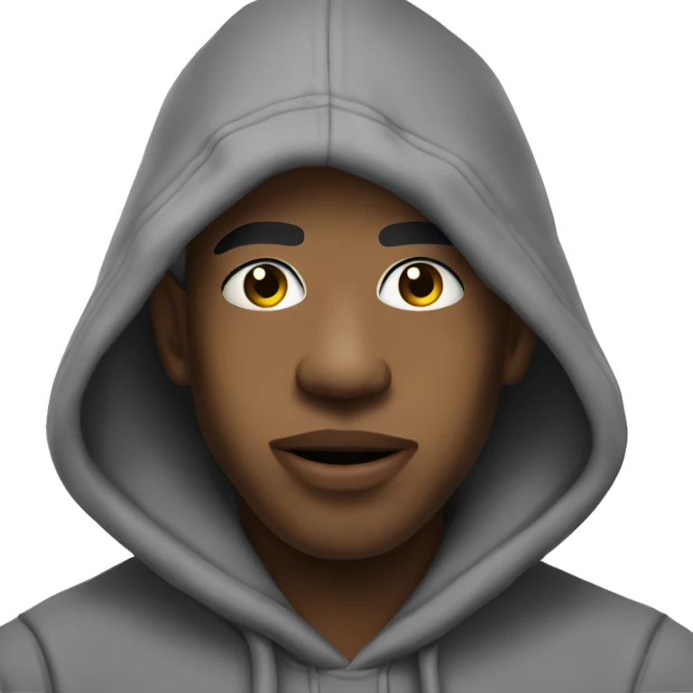 A boogie with the hoodie emoji