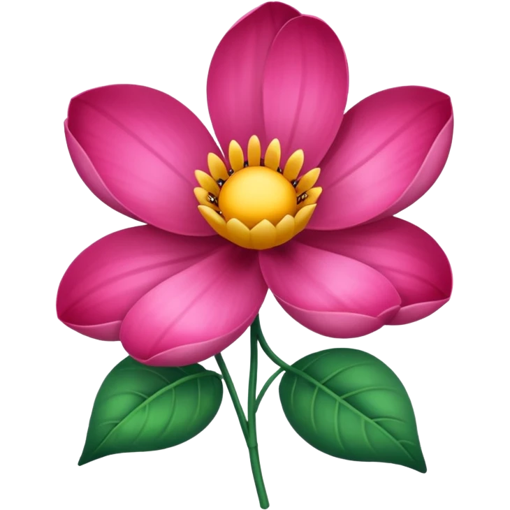 silk flower emoji