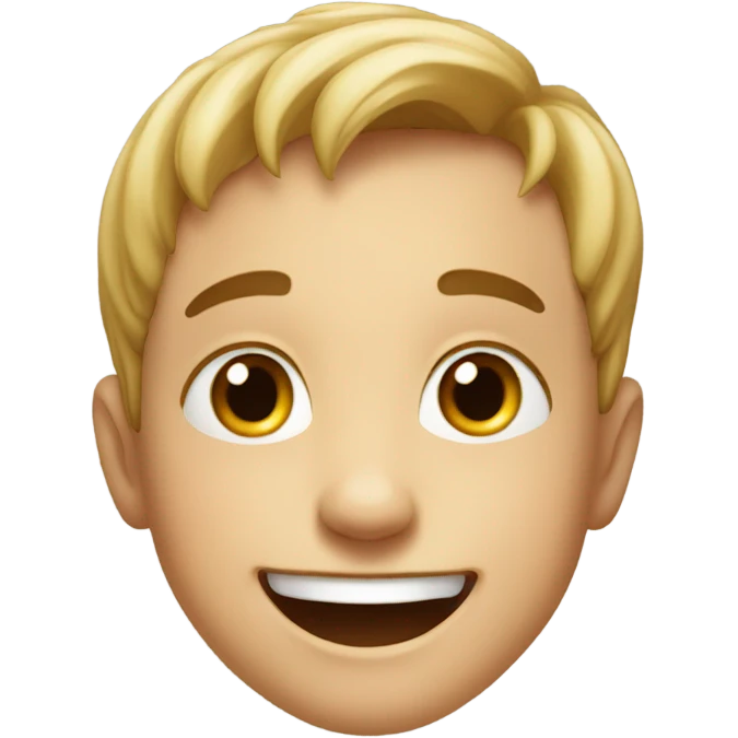 smiling boy portrait indoors emoji