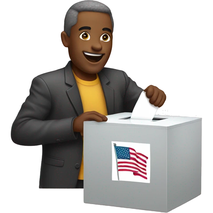 Person voting emoji