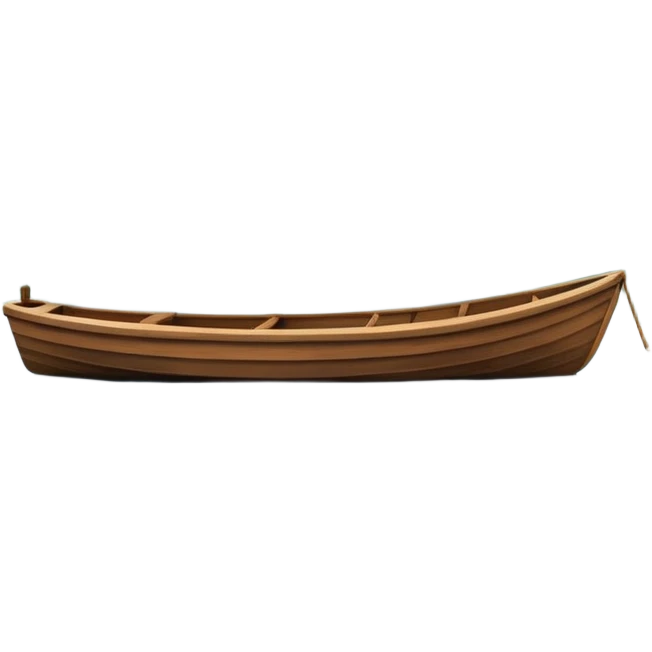 A boat on a quiet river emoji
