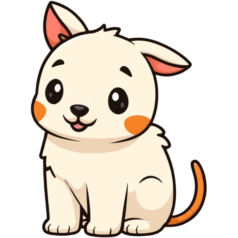cute animal getting booped on nose emoji