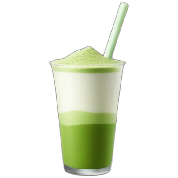 matcha on alternative milk emoji