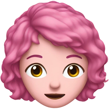Pink emoji