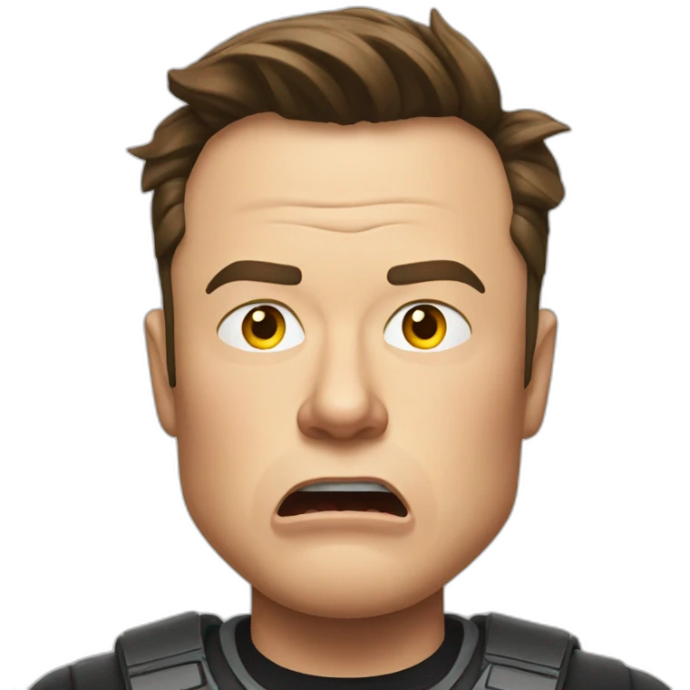 Elon musk angry emoji