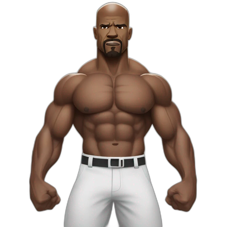 Terry crews serious muscles emoji