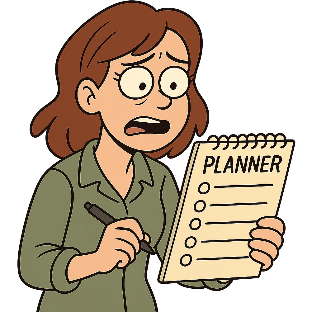 simple planner page emoji