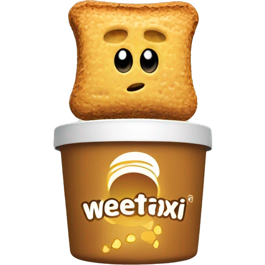 Weetabix and honey emoji