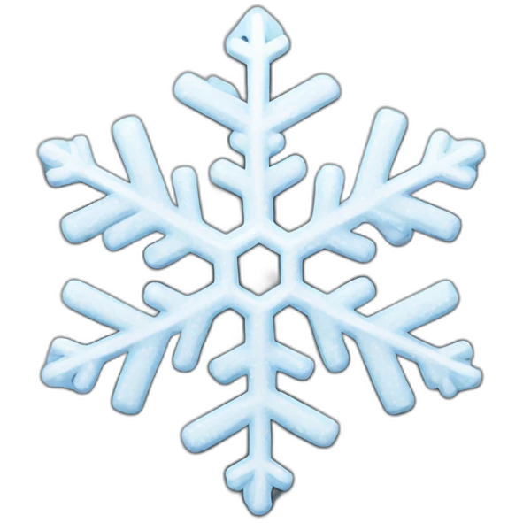 christmas snowflake emoji