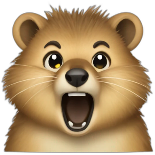 very angry quokka emoji