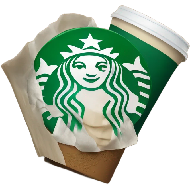 Starbucks coffee emoji