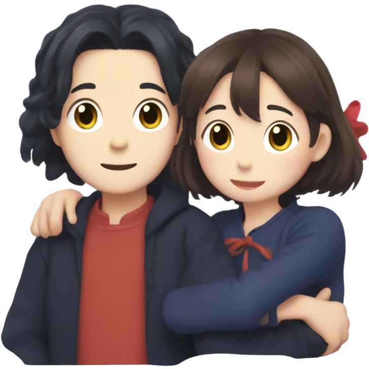 jijji and lily from kiki delivery service  emoji
