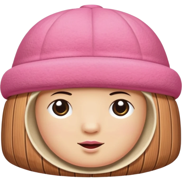 Only Sauna-hat pink emoji