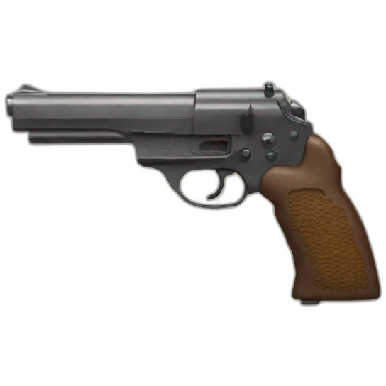 bird with just a normal gun emoji
