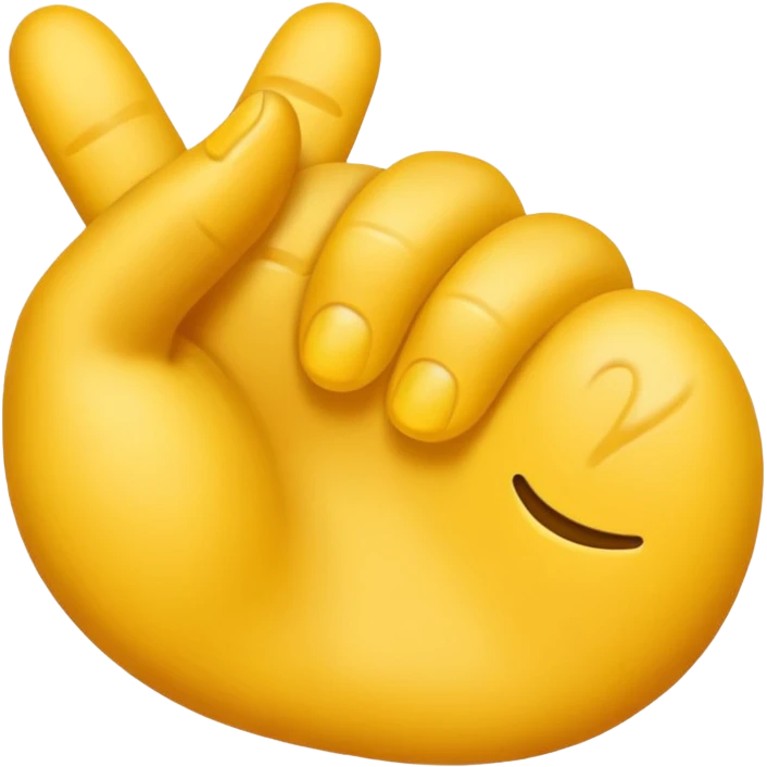 Butt emoji with hand imprint emoji