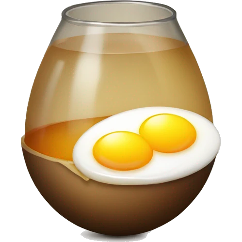 Fancy Asian rum with an egg emoji