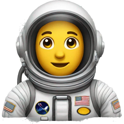 astronauta gris emoji