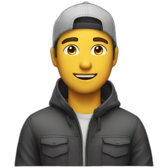 A man wearing APEXX brand clothes emoji