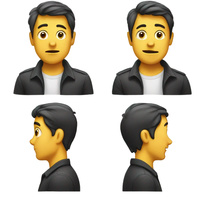 Shaking head vertically with two open hands emoji