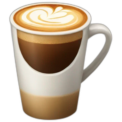 Cortado coffee emoji