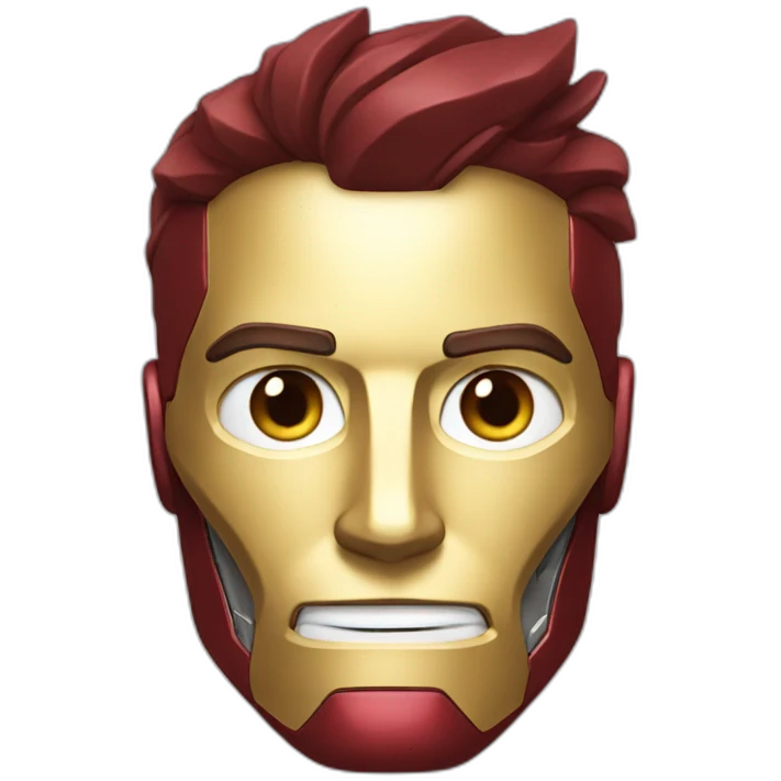 iron man with cat face emoji