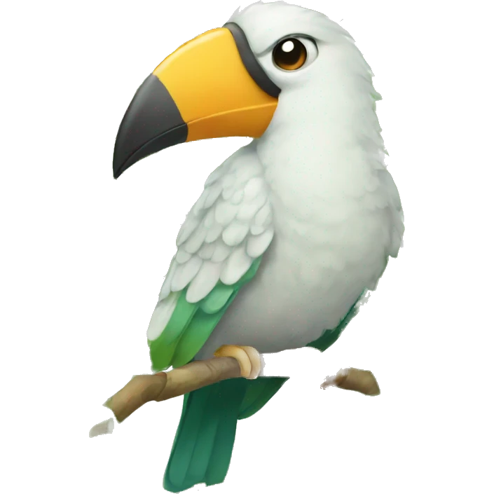 Tropical bird emoji
