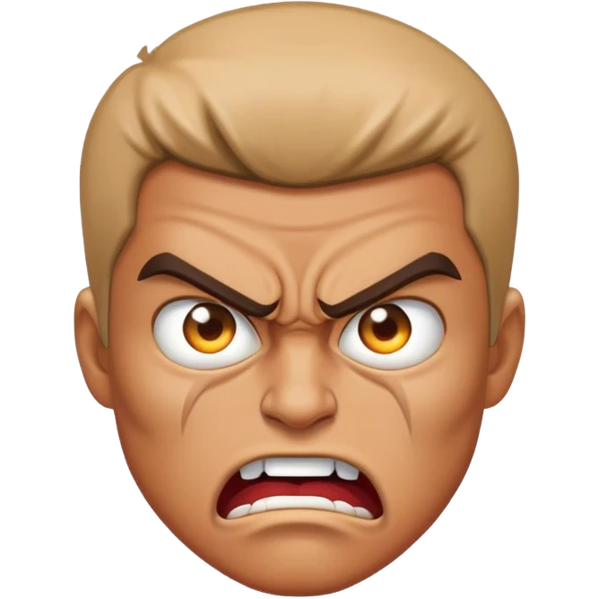 화난 사람 emoji