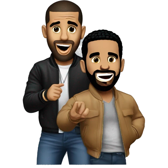 Diddy and drake going crazy  emoji