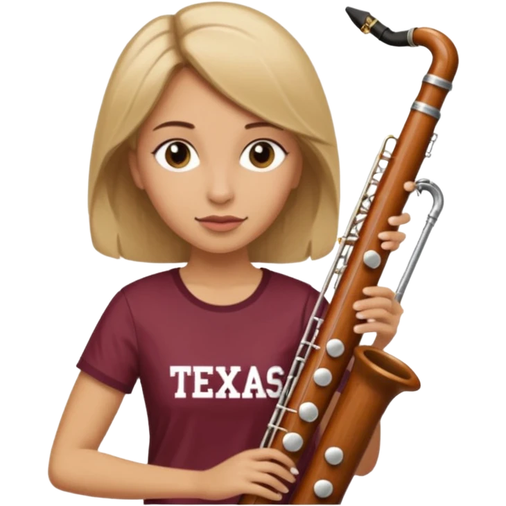 dirty blonde bassoon player texas a&m emoji