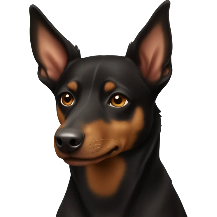 Australian kelpie black and brown emoji