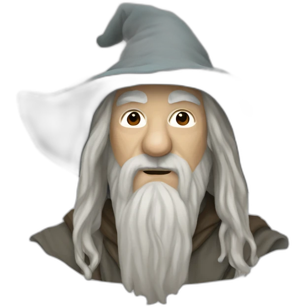 Gandalf realist vangohg style emoji