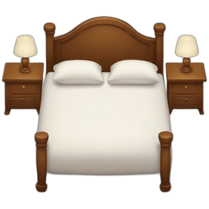 double bed for 2 people emoji