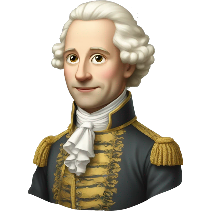 white aristocrat XVIII century emoji