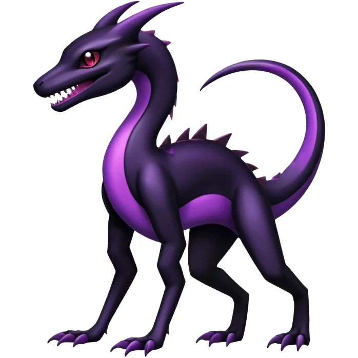 Shiny gothic Salazzle-Salandit-Umbreon-Fakémon-hybrid-creature (full body) 4 legs emoji
