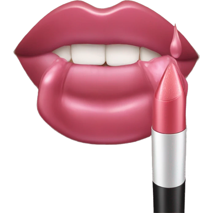 Lip gloss emoji