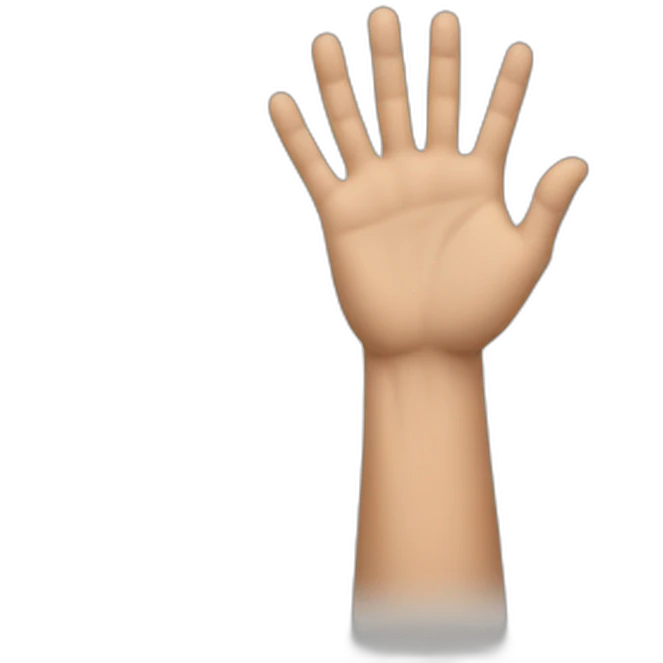 hand pressing button emoji