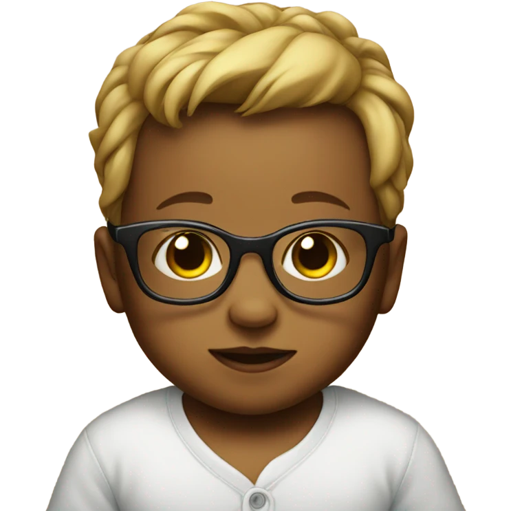 baby with glasses emoji