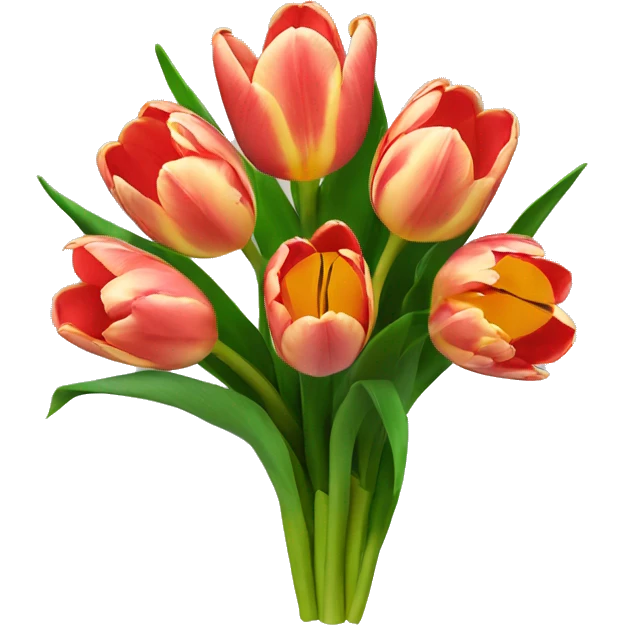 bouquet of tulipana emoji