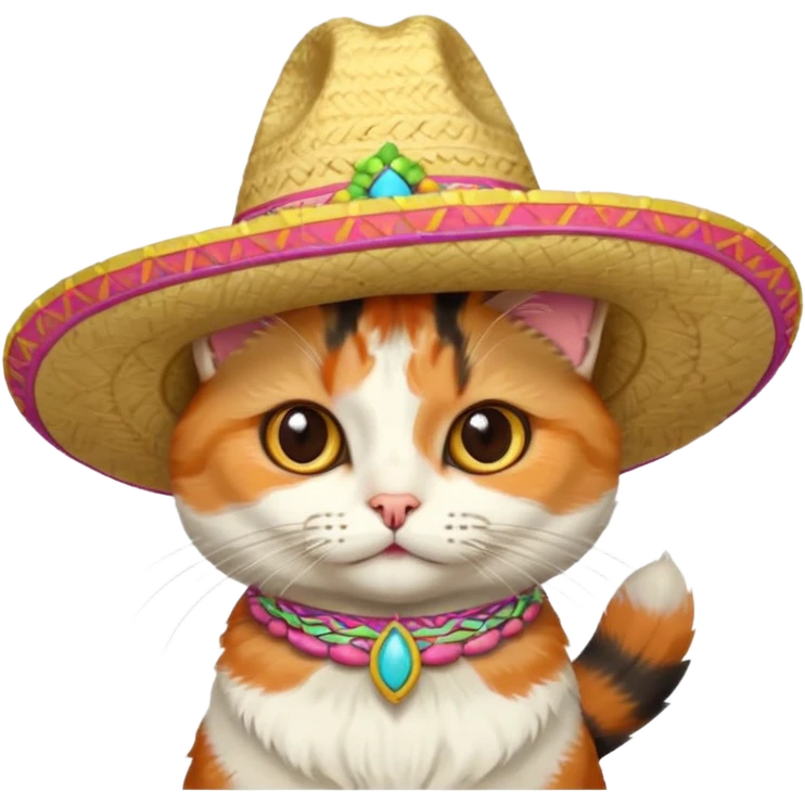 Gato con sonbrero emoji