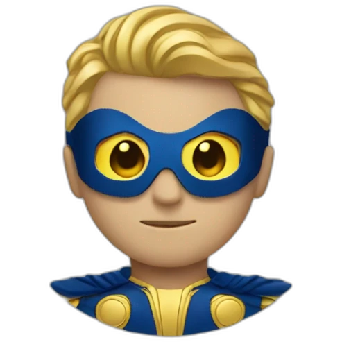 the homelander with his suit emoji