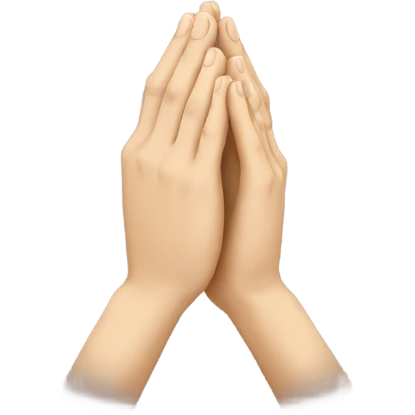 praying hands emoji but with paws as hands emoji