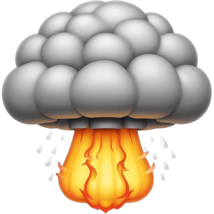 Nuclear bomb emoji