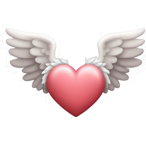 heart with angel wings emoji