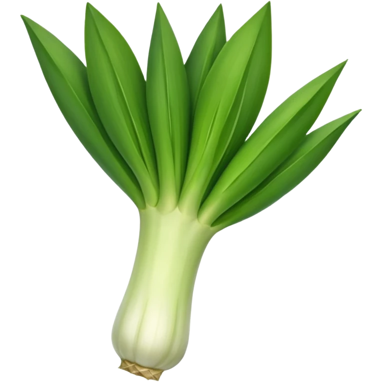 A leek emoji for slack emoji