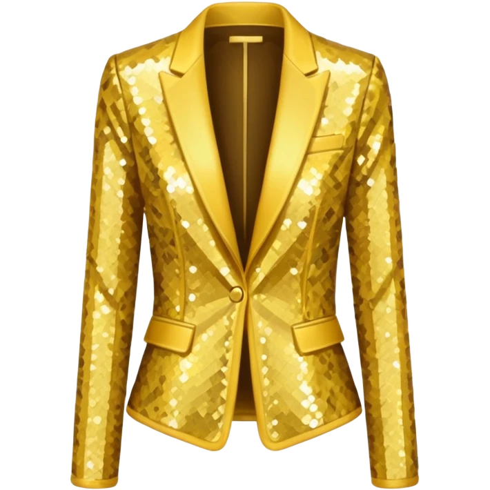 yellow sparkling jacket emoji