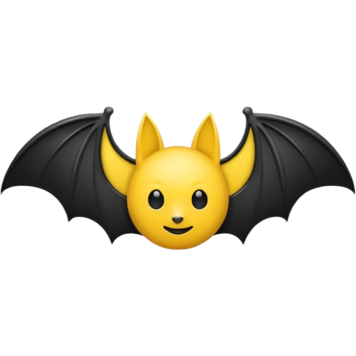 Make a emoji of bat logo batman edition  emoji