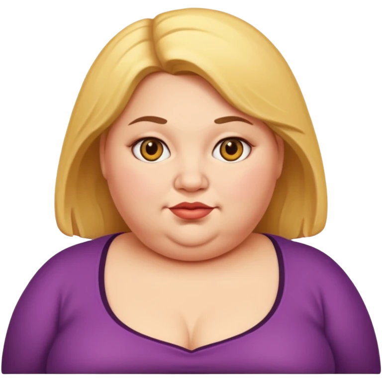 FAT woman  emoji