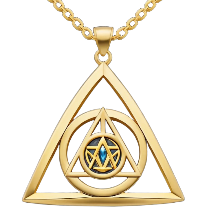 deathly hallows necklace emoji