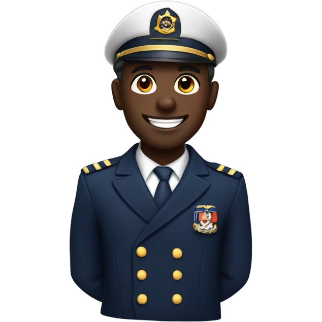 A dark sailor in the navy’s birthday emoji