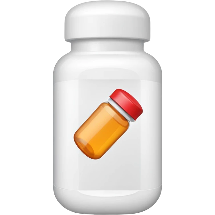 Pill bottle emoji